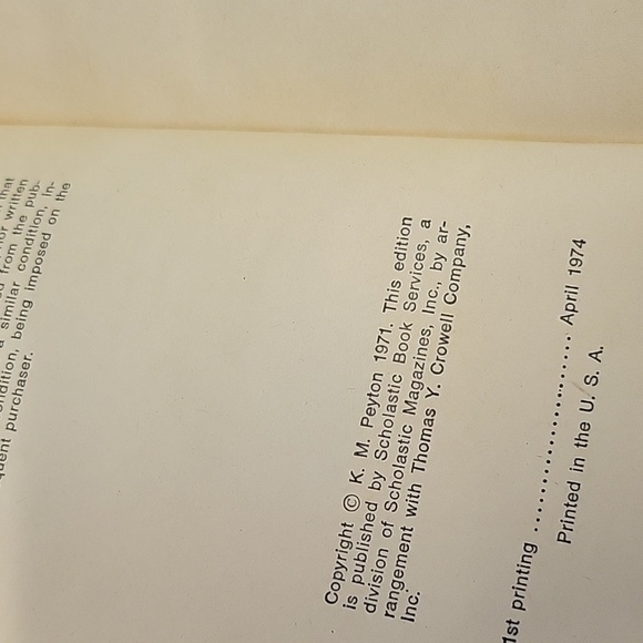 Vtg 1974 If I Ever Marry by K. M. Peyton Book - Picture 7 of 7